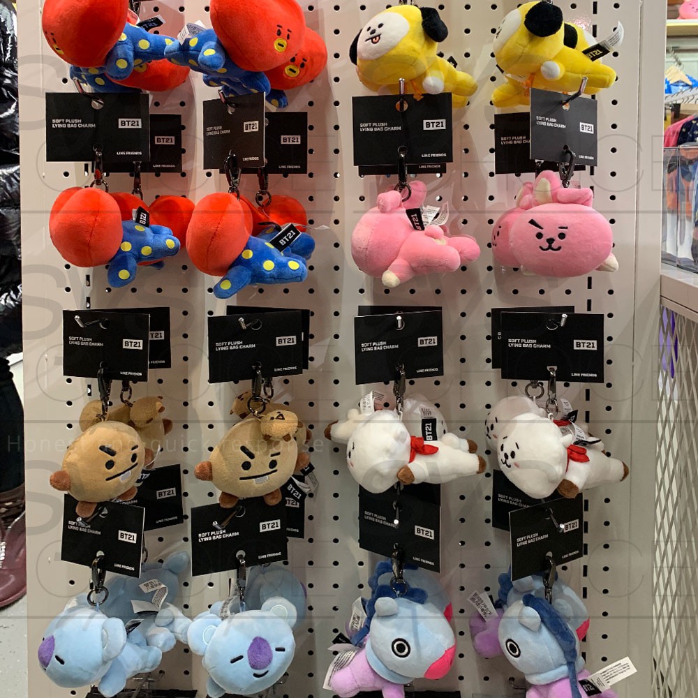  BTS  BT21 Barang Otentik Resmi Berbaring Lembut Tas  Mewah 
