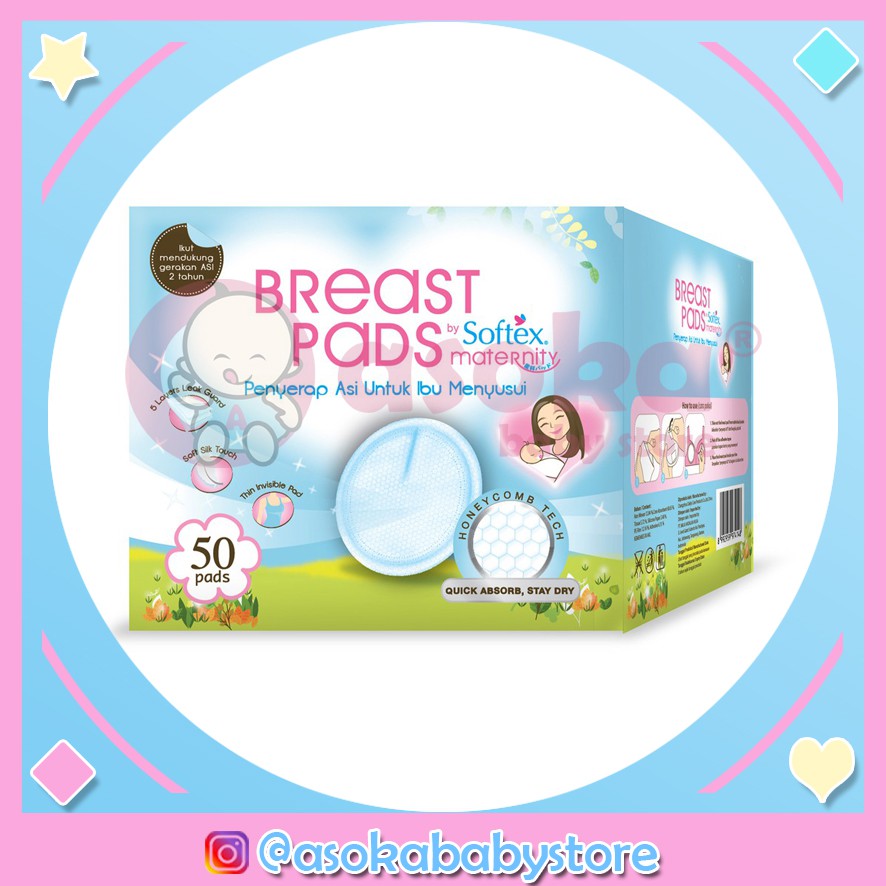 Softex Maternity Breast Pads Isi 50 ASOKA