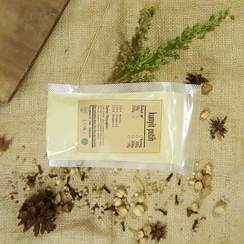 

KUNYIT PUTIH BUBUK 100 gr - Curcuma Zedoaria - MURNI EXPORT