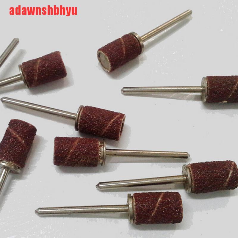 (Adawnshbhyu) 100pcs Mata Bor Elektrik 80 #/ 120 #/ 180 #Untuk Nail Art