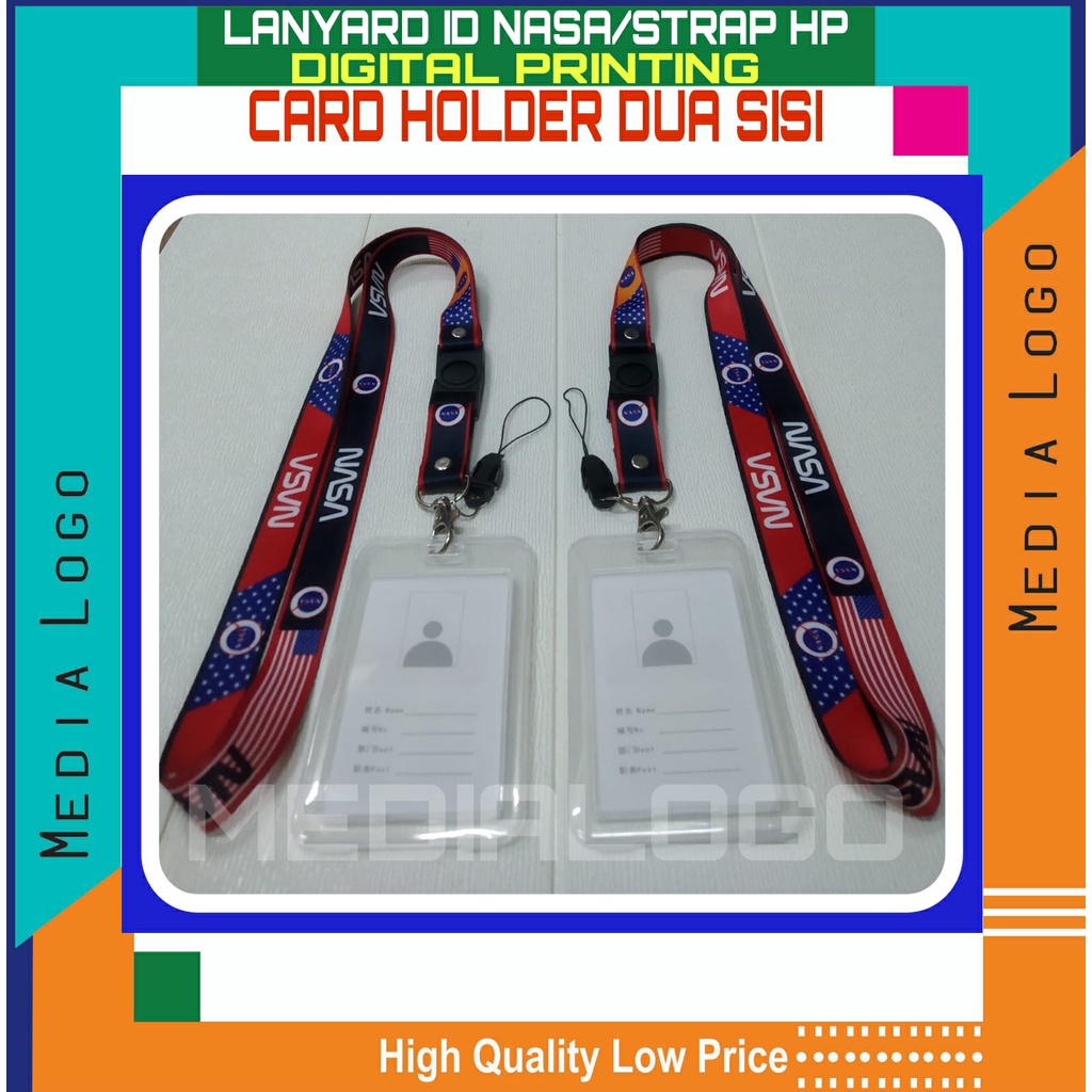 

NASA Lanyard ,Strap ID, HP/Flashdisk Printing Digital