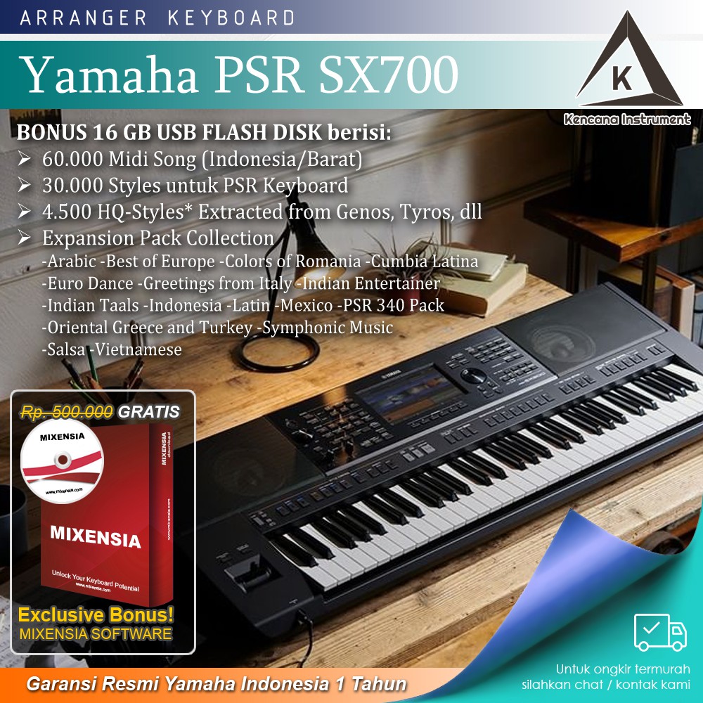 Yamaha PSR-SX700 / PSR SX700 / PSRSX700 / PSR SX 700 Keyboard Arranger