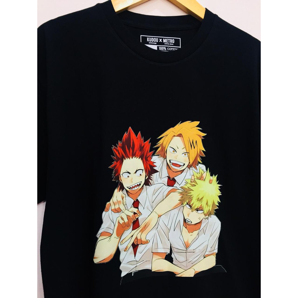 Tshirt 3 idiots of class A ! Boku no Hero Academia Anime My Hero Academia Manga Kaos BNHA Wibu Otaku