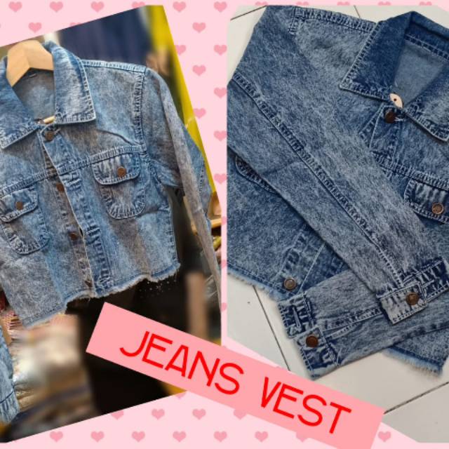 Jaket jeans jaket rompi jeans