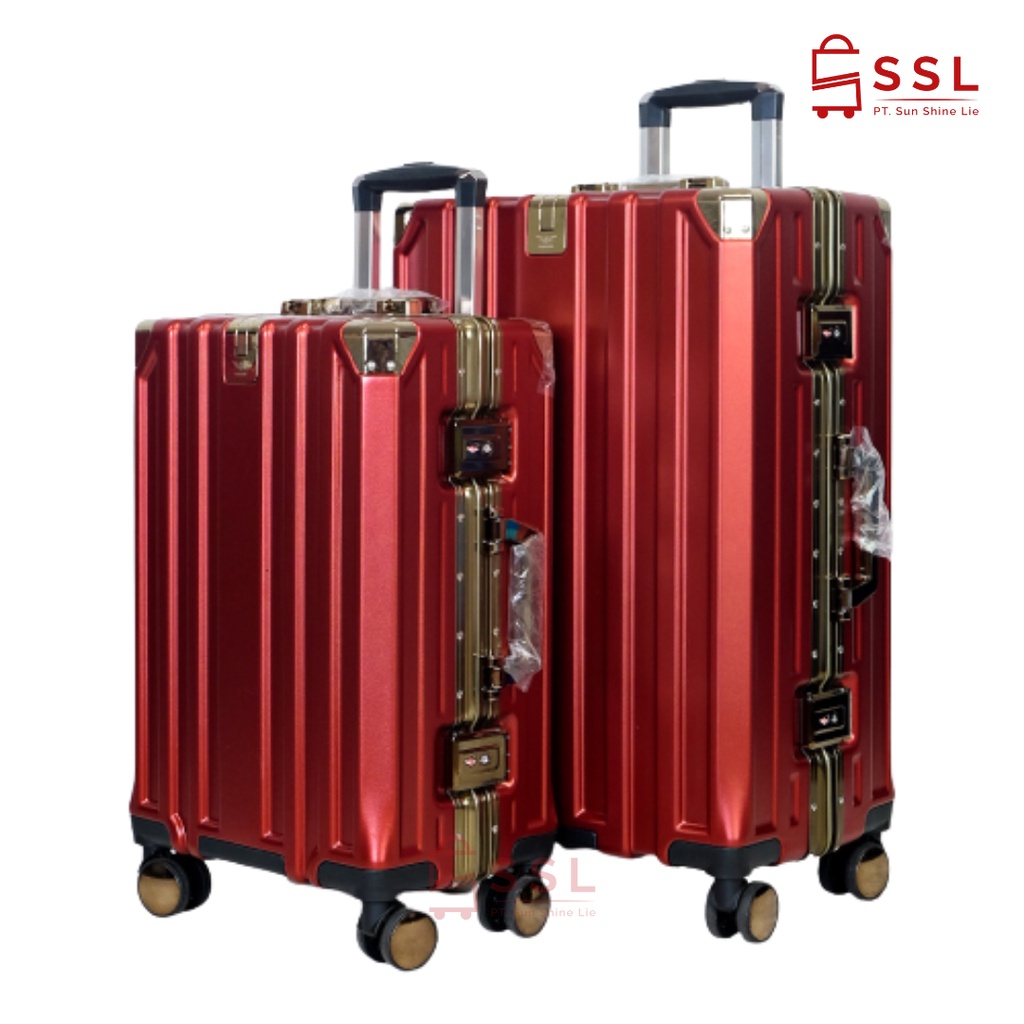 Koper ROME T091 24 Inch / Koper Premium / Koper Import / Koper Bagasi / Aluminium Frame / TSA Lock / Handle Trolly