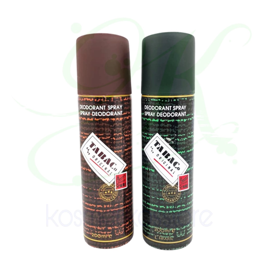 Tabaco Deodorant Spray/ Parfume Body Spray