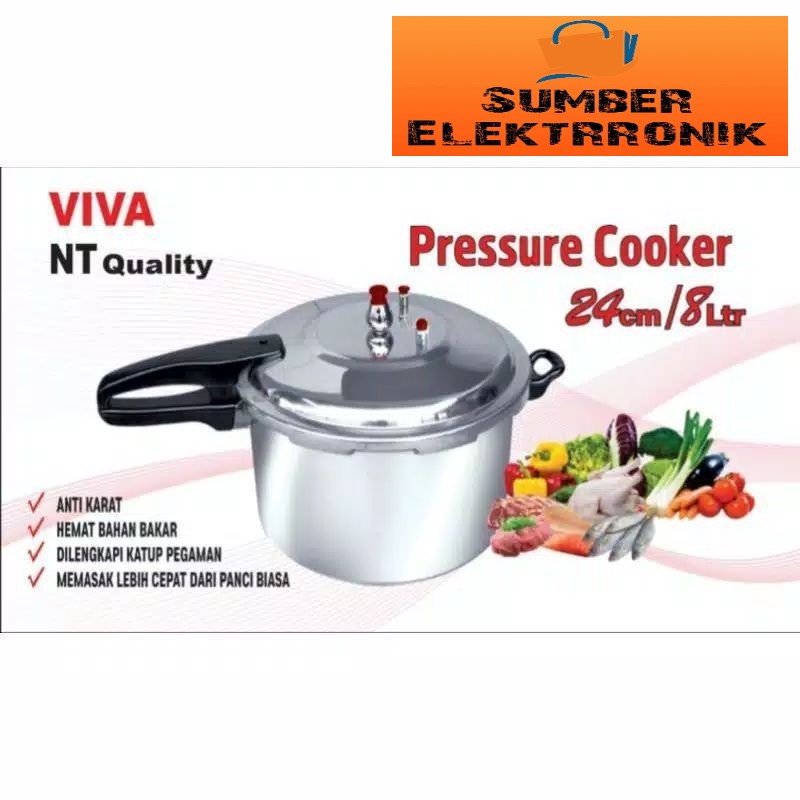 Paling Laku Panci Presto VIVA 8 liter Cooker - Panci Presto