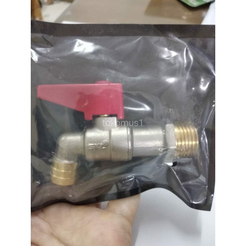 KERAN KRAN AIR 1/2&quot; INCHI KUNINGAN KAMAR MANDI CEBOL TAMAN-SKL