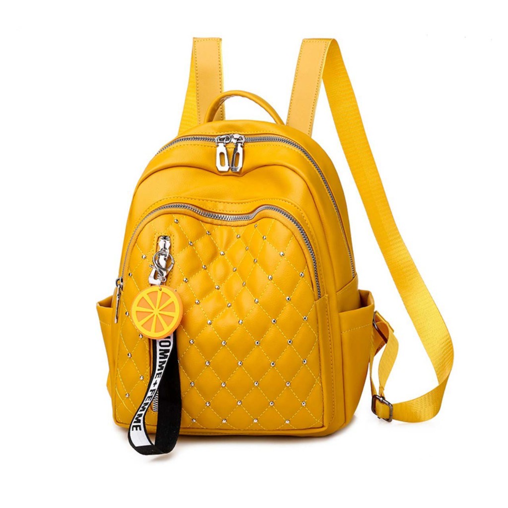 TAS BACKPACK STYLISH LEMON STUDE SINTETIS