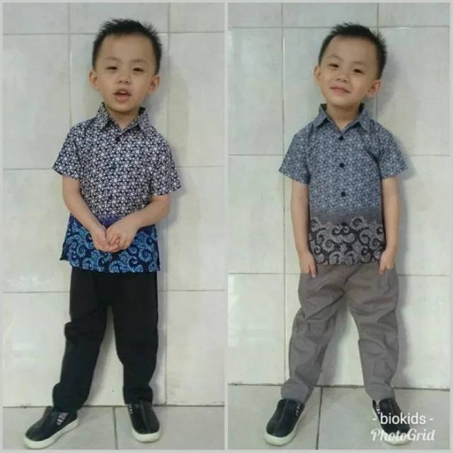 Baju Setelan Kemeja Batik Anak/Baju formal anak laki laki
