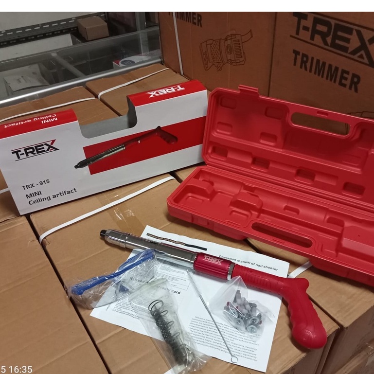 SUDAH ADA FREE PAKU !! Alat Mesin Tembak Paku Beton Fastening Gun Ramset Gun Ramset Gun / Alat Paku Tembak Mesin Tembak Paku Beton Fastening Gun T-REX