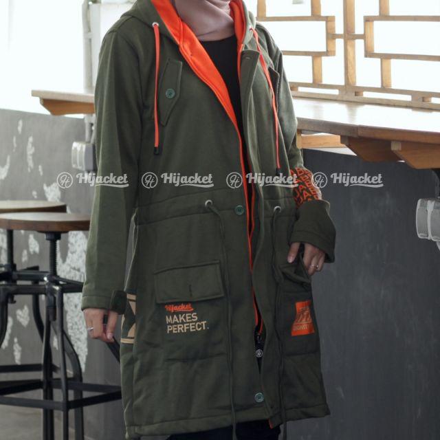 ⭐BUY 1 GET 2 GIFT⭐ HIJACKET® ORIGINAL VENDULUM JAKET MUSLIMAH-olive green