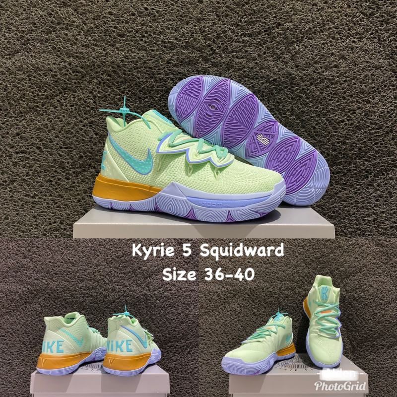 sepatu basket anak nike kyrie 5 squidward tentacles gs kids youth gs premium quality