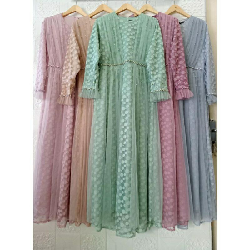 Gamis brukat bulat by OZIAS