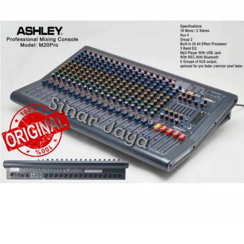 Mixer 20 channel Ashley M 20 PRO ORIGINAL PRODUCT