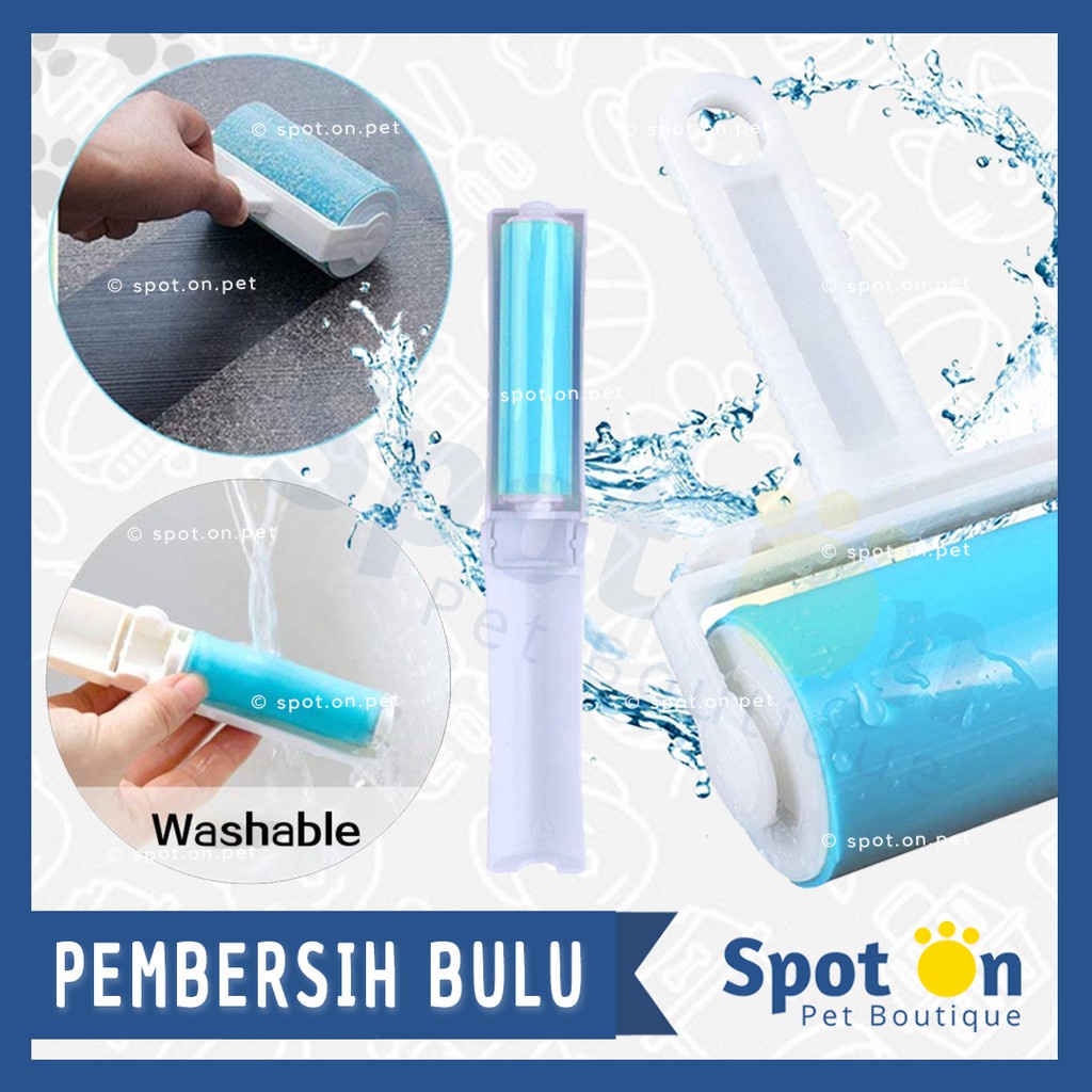 Rol Pembersih Bulu Kucing Anjing Bisa Dicuci | Lint Dust Roller Washable