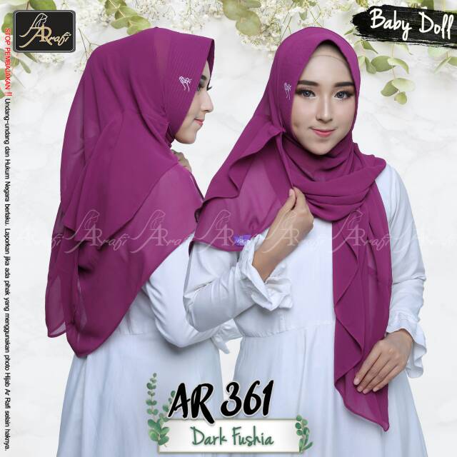 HIJAB ARRAFI AR 361 PASHMINA INSTAN PET ANTEM