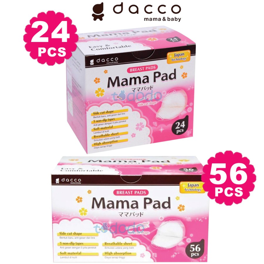 Mamapad Breastpad Penyerap Asi Breast Pad 3D Mama Box 24 / 56 pcs