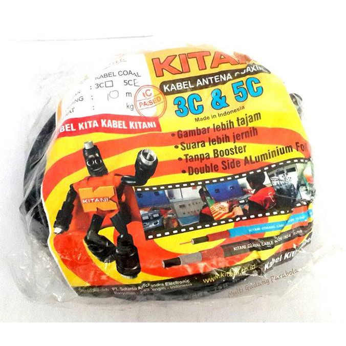 KABEL COAXIAL KITANI 5C/RG6 10M