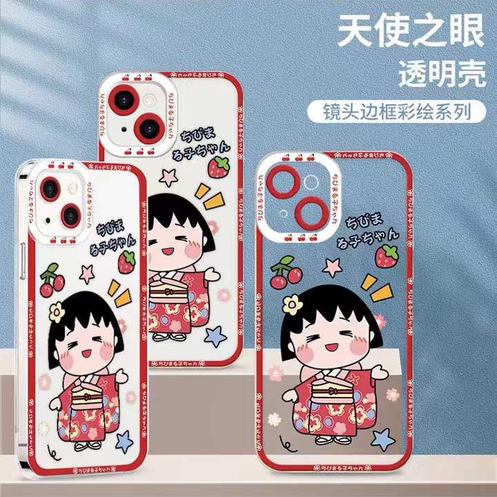 Soft Case Silikon Transparan Motif Gadis Cover IPhone 11 XS XR X 8 7 6 Plus 13 12 Pro Max