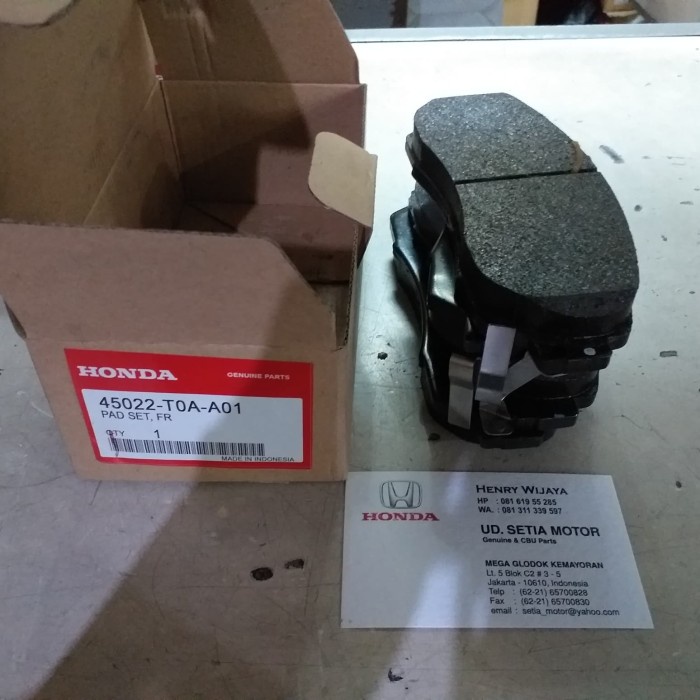 Promo Aksesoris Kampas Rem Terlengkap, Kampas Rem Brake Pad Depan Honda Crv 2007-2016 Re Rm Gen 3