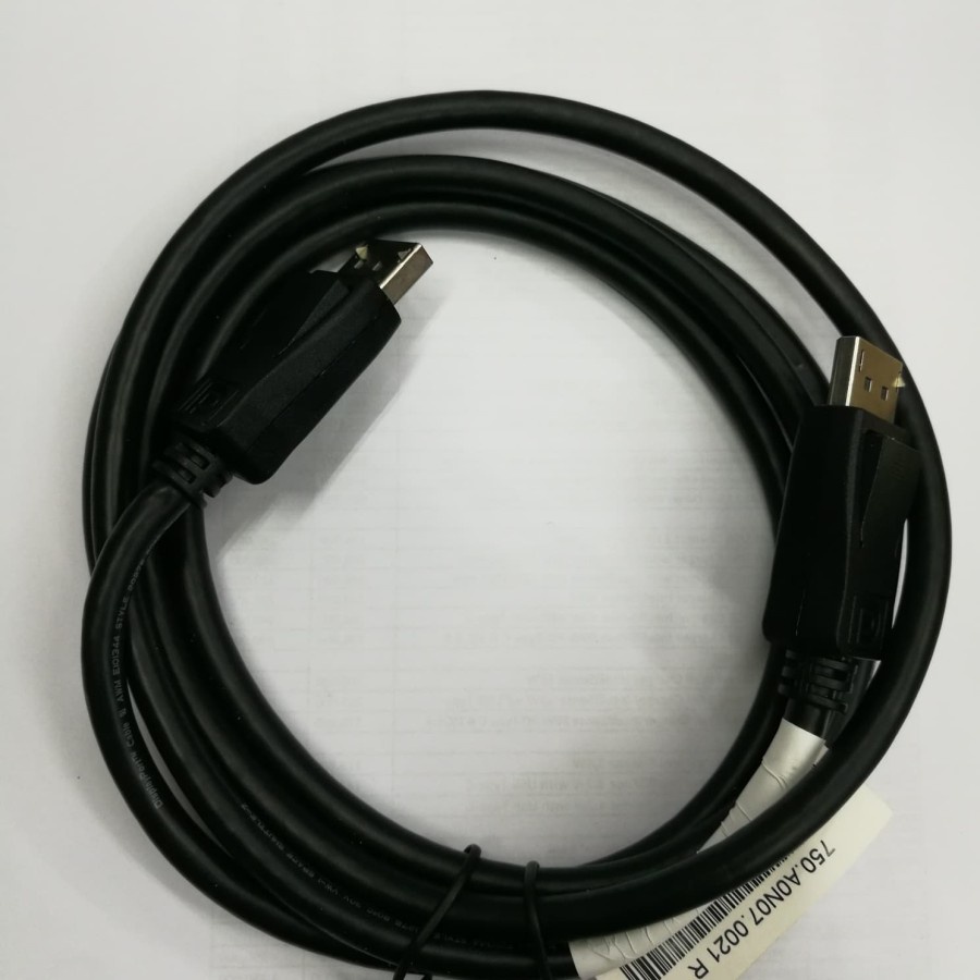 Cable DP 1.8M Display Port Male TO Male / Kabel Display 1.8M KODE 19001