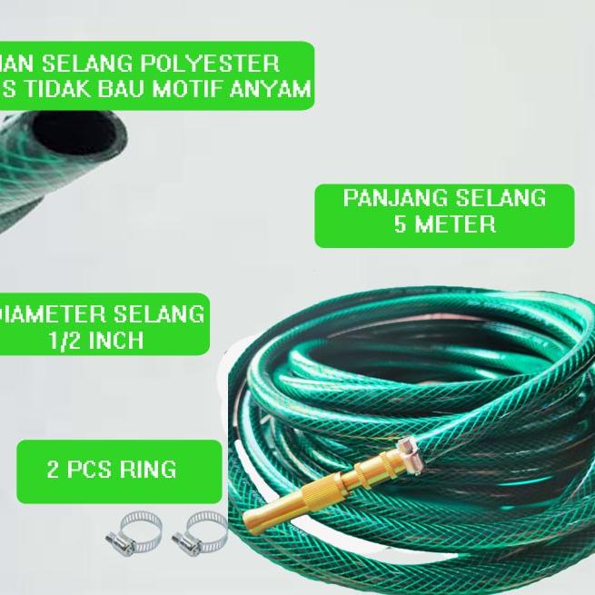 Jual Selang Air Semprotan Cuci Motor Kepala Semprotan Air Lurus Kuningan Meter Shopee Indonesia