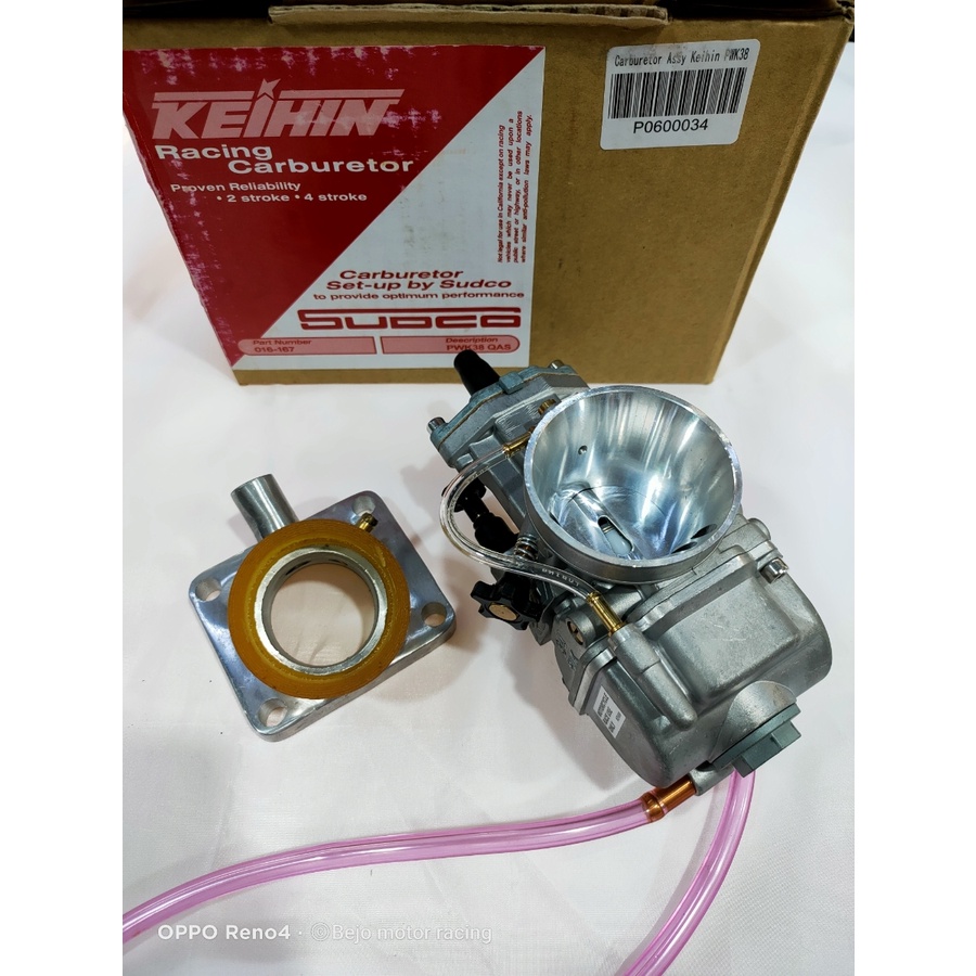 Karbu PWK Kotak 34 keihin plus Manipol Miring Buat RX KING