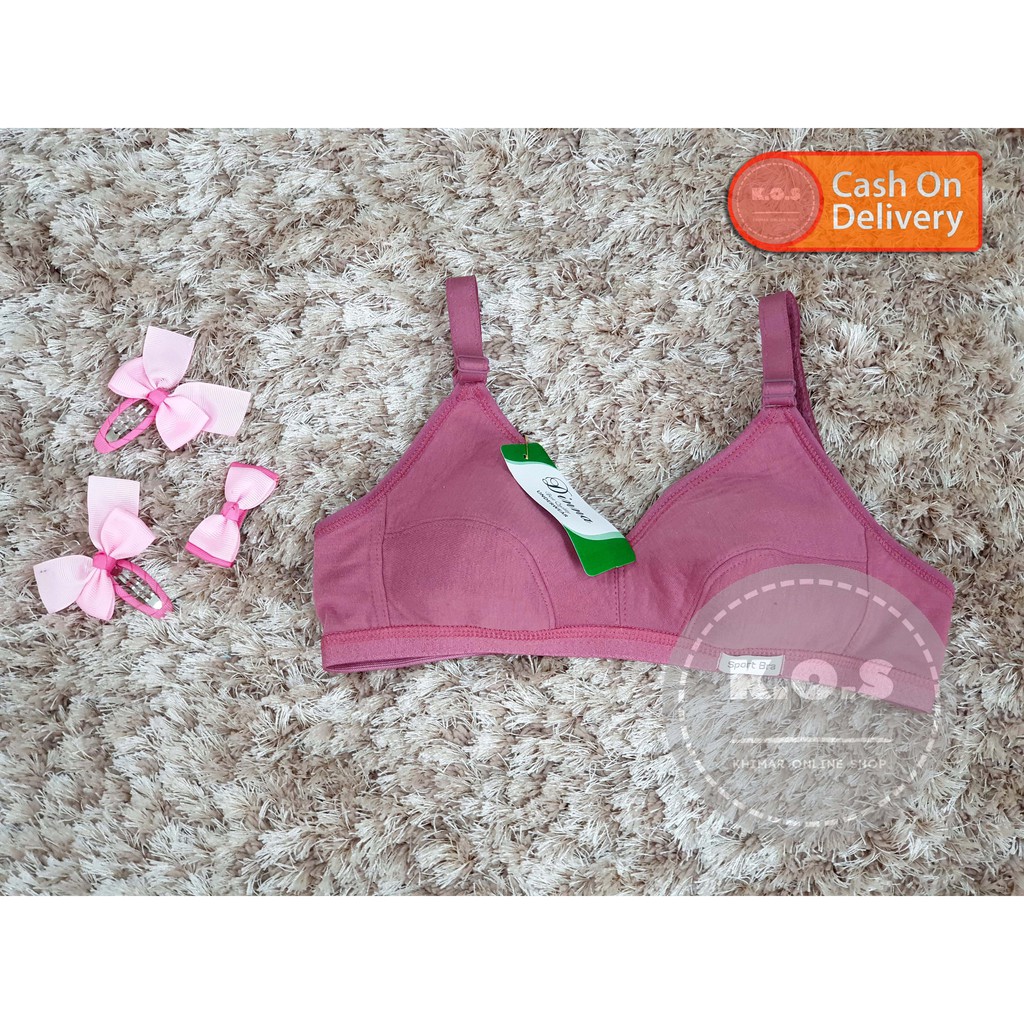 sportbra remaja dinna tanpa busa tanpa kawat size 34-38 kait 2