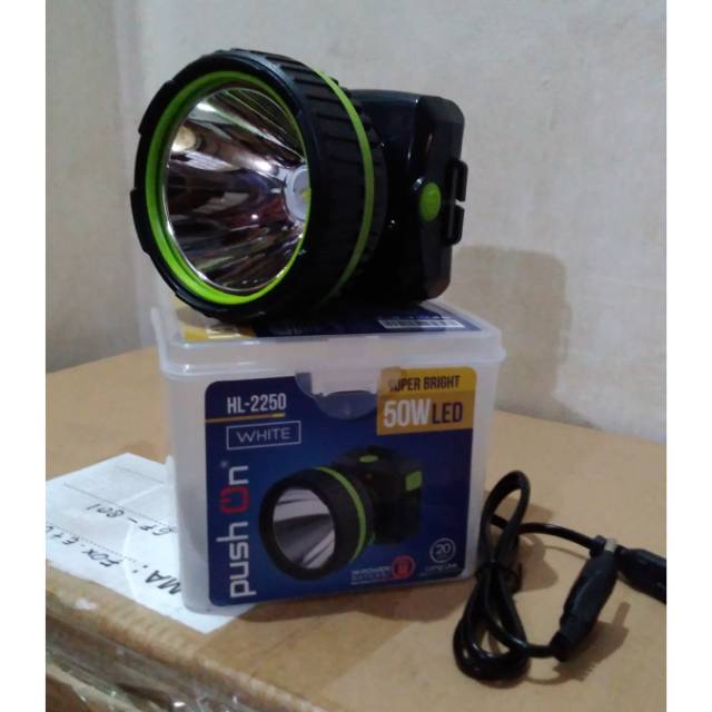 Senter kepala push on HL-2250 50 watt LED