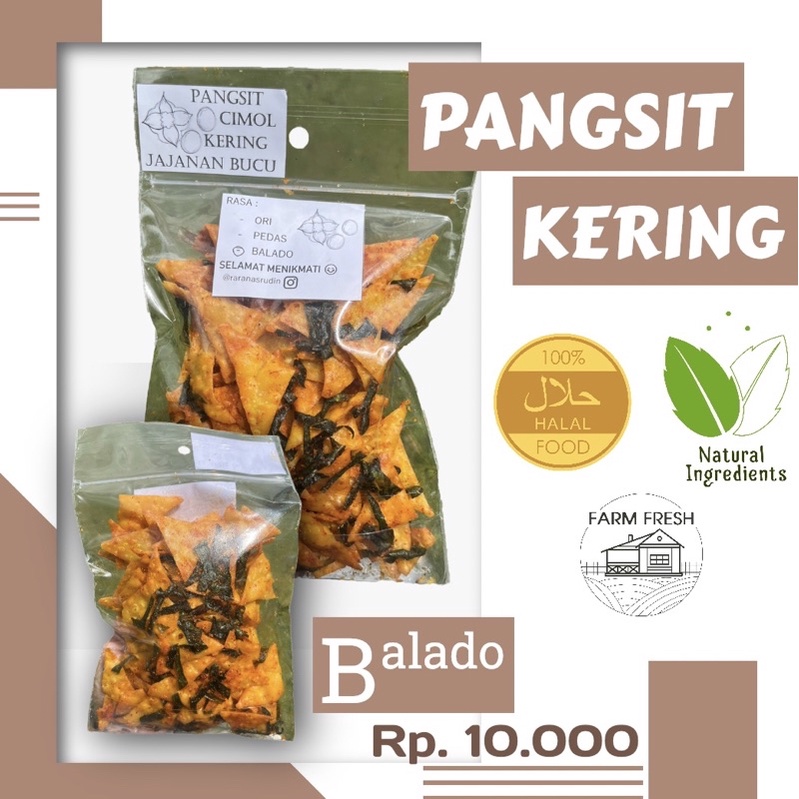 

pangsit kering balado