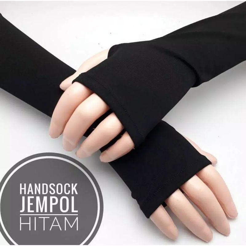 MANSET LENGAN BISA KIRIM INSTAN - Sarung Lengan Wanita Pria (2Pcs) Handshock Manset