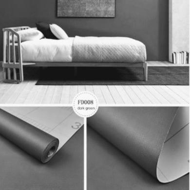 WALLPAPER DINDING // WALLPAPER MURAH // WALLPAPER STICKER MOTIF POLOS BERTEKSTUR ABU TUA ➥