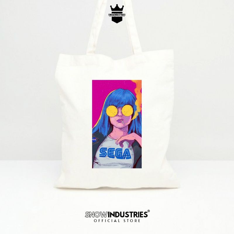 Tote Bag Wanita Pria Baby Kanvas Fashion Pop Art