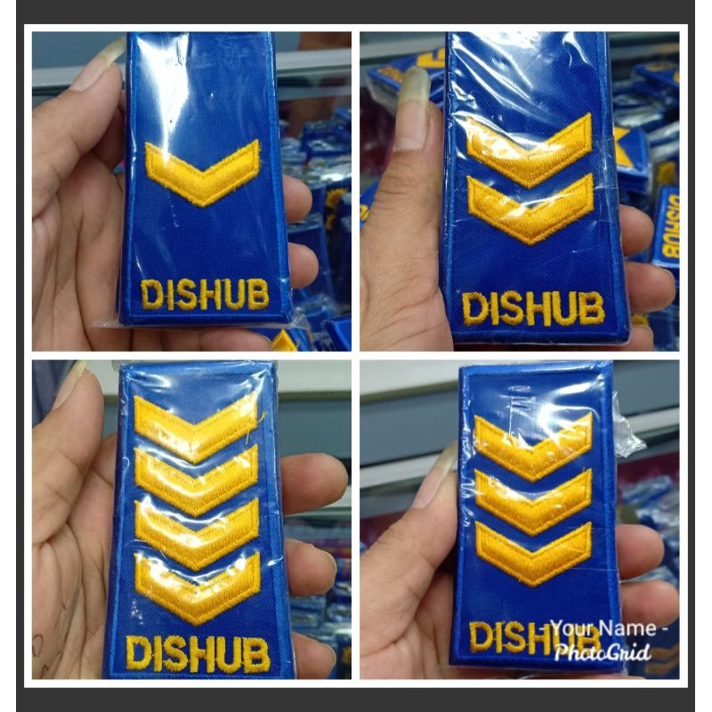 PANGKAT DISHUB BORDIR GOLONGAN 2/ EVOLET DISHUB GOLONGAN 2/ PANGKAT DISHUB/ EVOLET DISHUB/ PANGKAT P