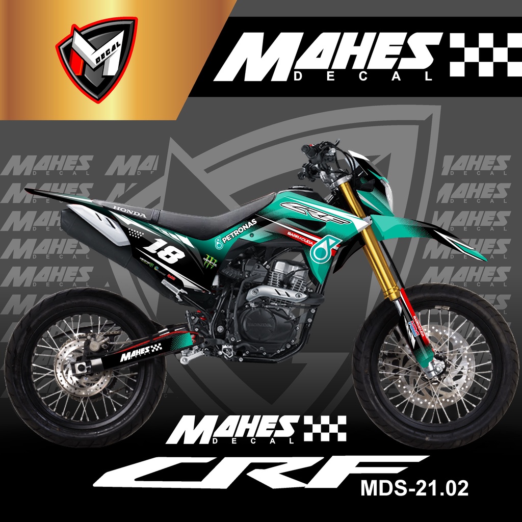 Decal Sticker Motor Cross CRF 150L Fullbody - Dekal Stiker CRF 150 L Petronas MDS 21-02