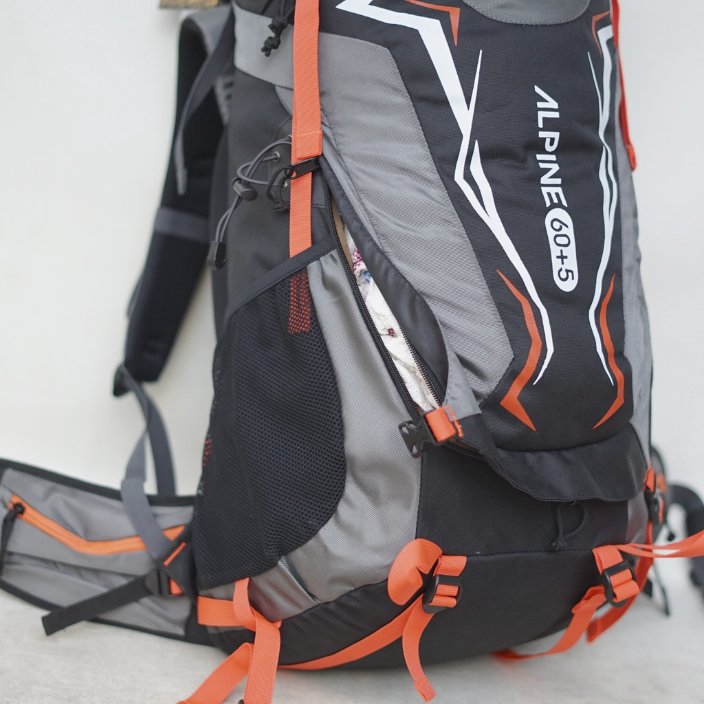 zarventure alpine alphine tas outdoor gunung tas carrier carier zarventure alpine 60 liter