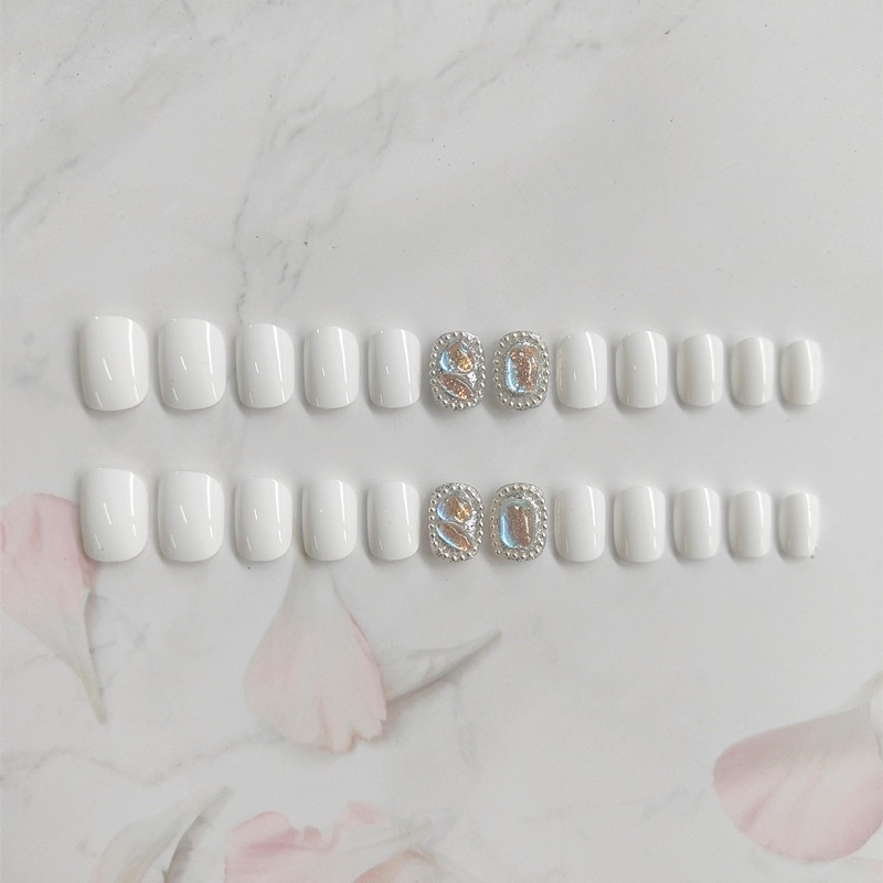 Kuku Palsu 【A58，lem sticker】Nikah Wedding False Nailart Pengantin Tangan