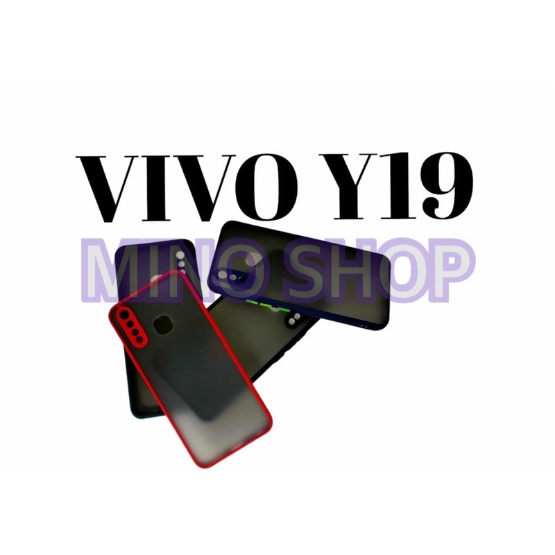 SOFTCASE VIVO Y19 - HARDCASE DOVE MYCHOICE + PELINDUNG KAMERA - AERO CASE