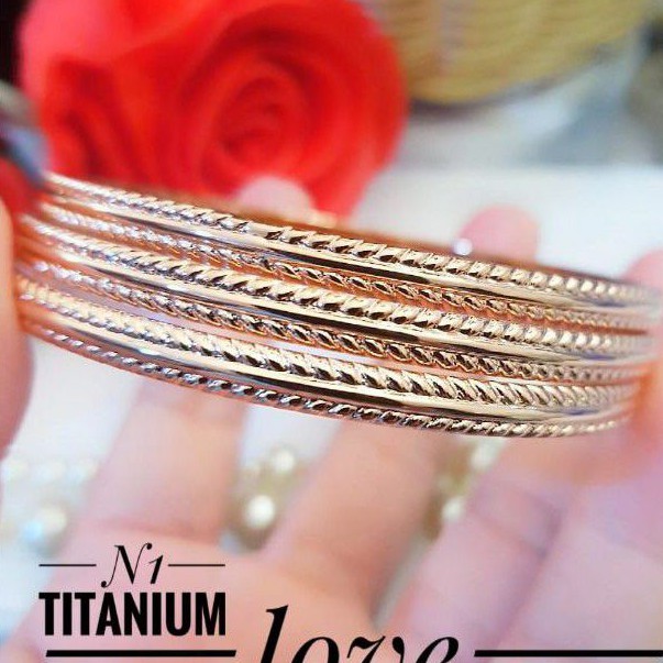 Gelang Keroncong Wanita  Titanium 590y