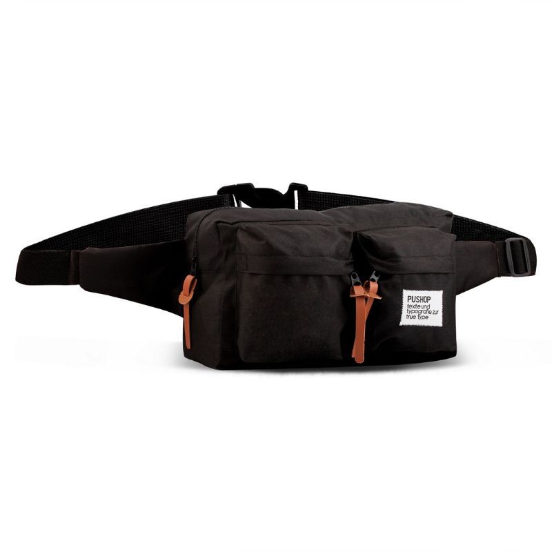 Tas Pinggang Pria Saku 2 Waistbag Dropshiperr