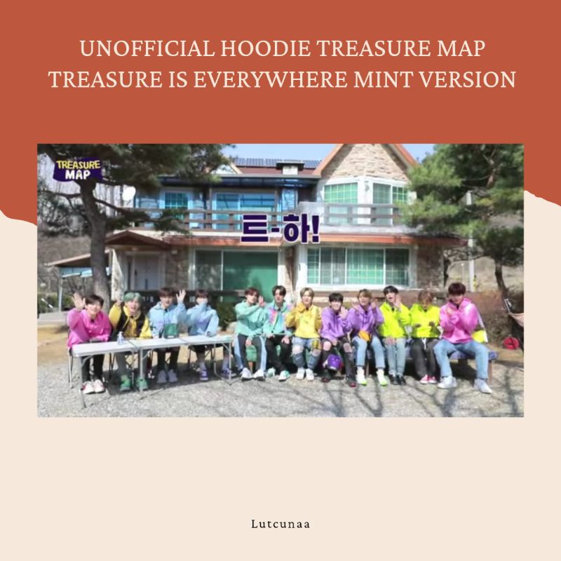 Pre-order Unofficial HOODIE KPOP TREASURE MAP TREASURE