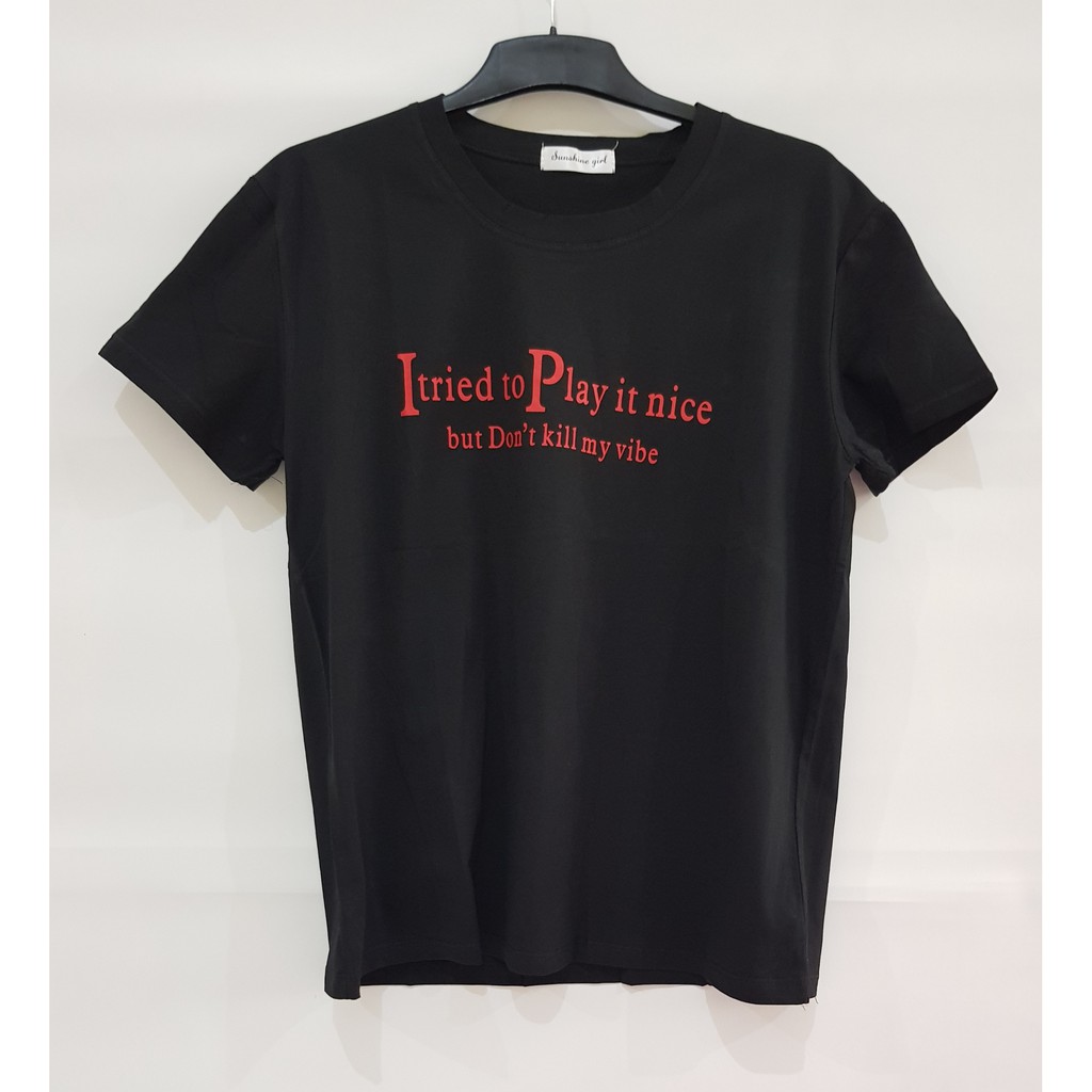 TUMBLR TSHIRT LONGGAR KAOS WANITA KOREA LENGAN PENDEK