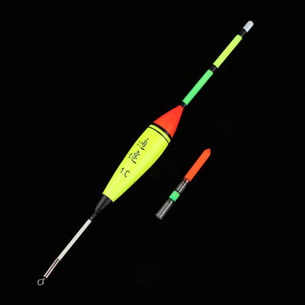 Suyo 2pcs/Lot Pelampung Malam Memancing 1.0# 2.0# 3.0# 4.0# 6.0# Stik Lampu Plastik Bobber