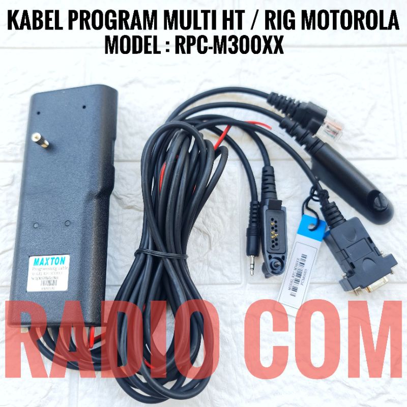 KABEL PROGRAM MULTI RADIO RIG HT MOTOROLA ALL IN ONE TO HT MOTOROLA GP338 GP328 ATS2500 CP1660 GM338