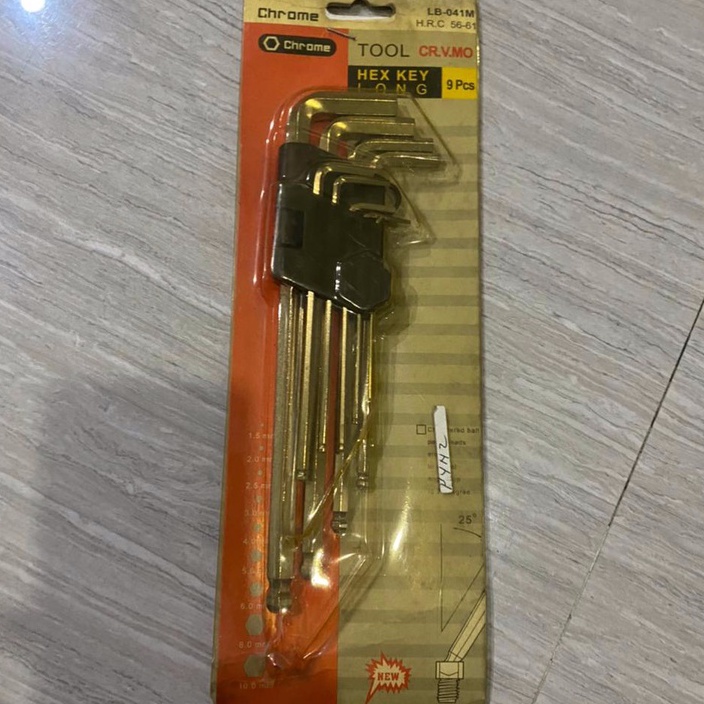 Kunci L satu set / hex key set