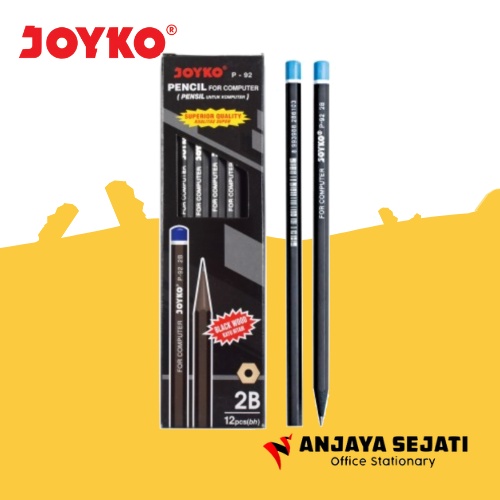 

Pensil 2B Joyko P - 92 ( Black Wood )