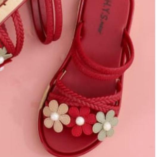 Gts-DAISY Sandal Jelly Anak Wanita Wedges Jelly Anak Sendal Karet Jelly
