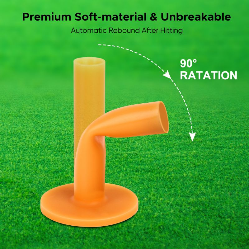 2pcs Tee Golf Karet Golf Tee Rubber Mat 6/7/8cm Tee Karet Training Karet Dudukan Bola Golf