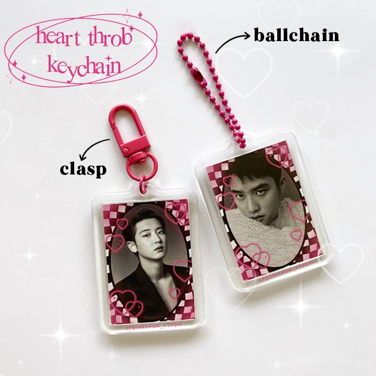 [READY] EXO Heart Throb Acrylic Keychain / Gantungan Kunci Akrilik EXO KPOP Keyring